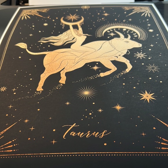 Taurus Wall Art Celestial Zodiac Print Poster Unframed - Picture 12 of 16
